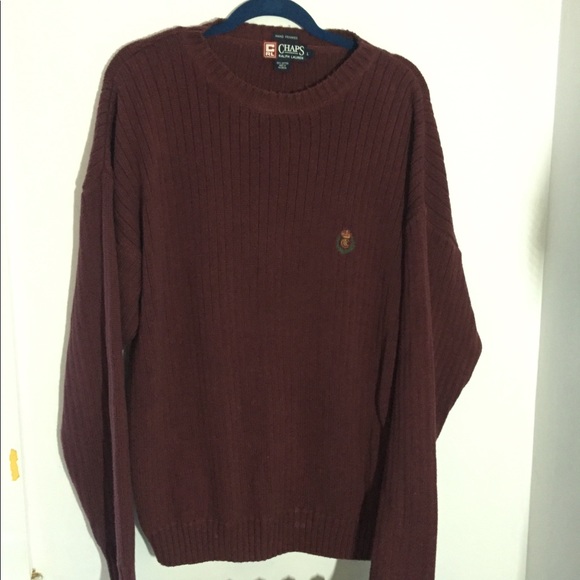 Chaps Maroon Sweater - Picture 1 of 1